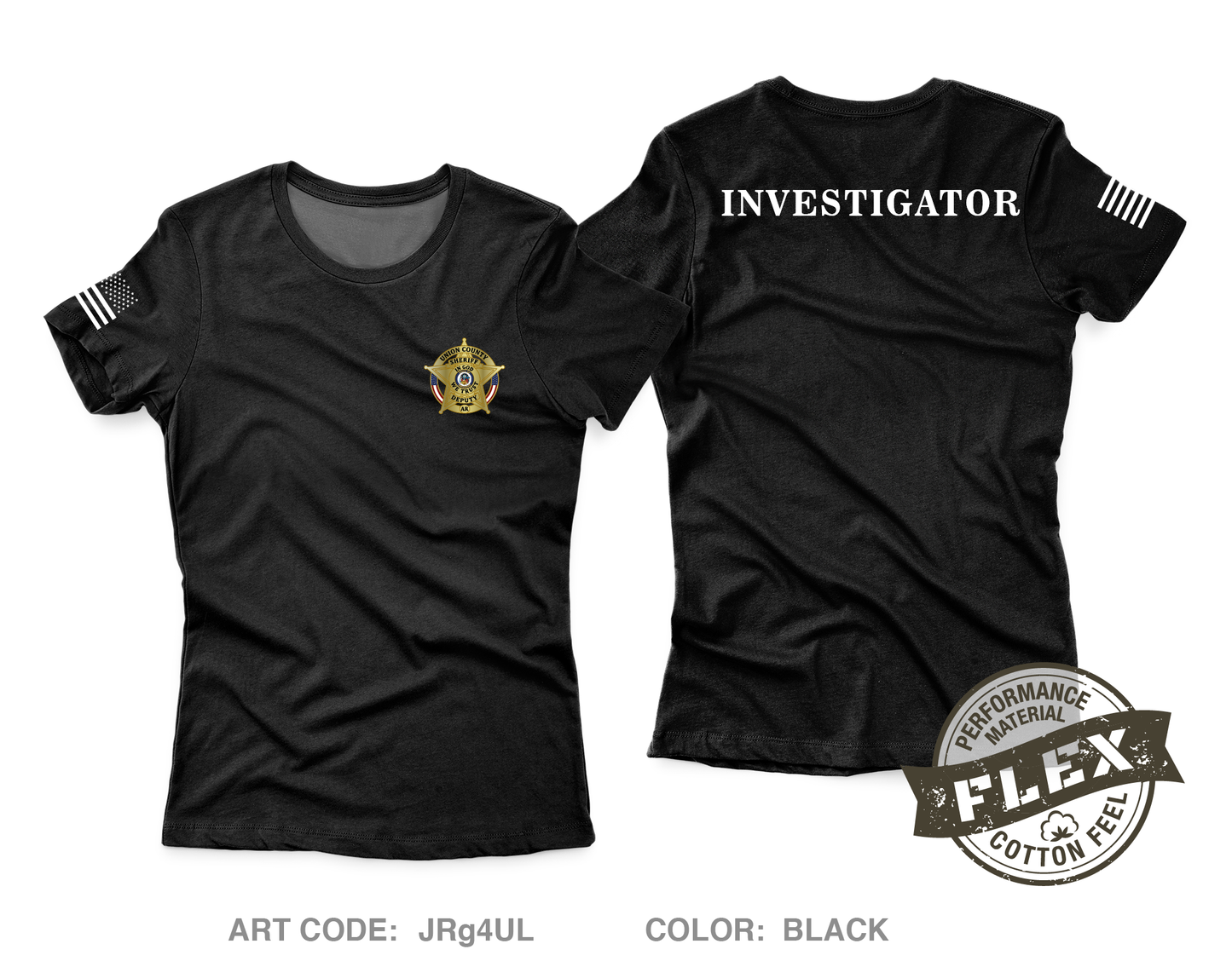 Union County Sheriff's Department Core Women's SS Flex Performance Tee - JRg4UL