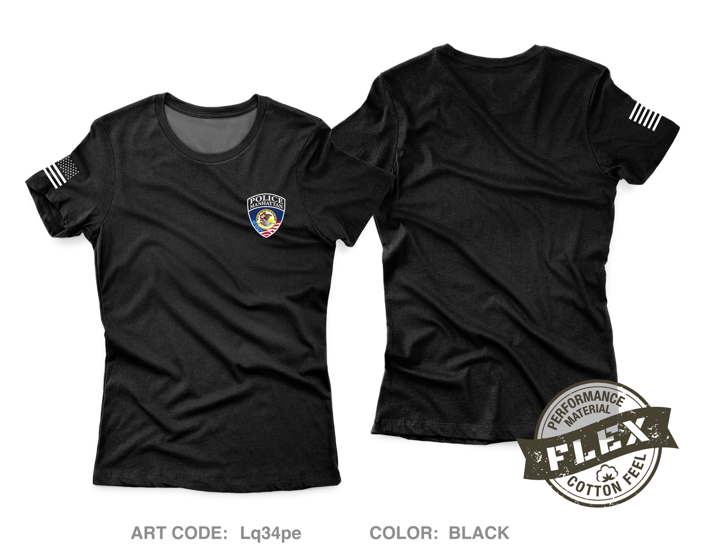 Manhattan Police Department Core Women's SS Flex Performance Tee - Lq34pe