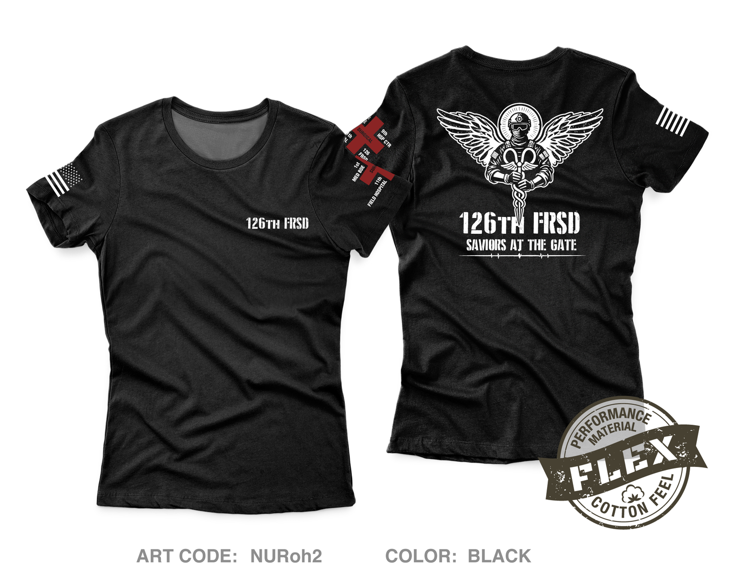 126th FRSD Core Women's SS Flex Performance Tee - NURoh2
