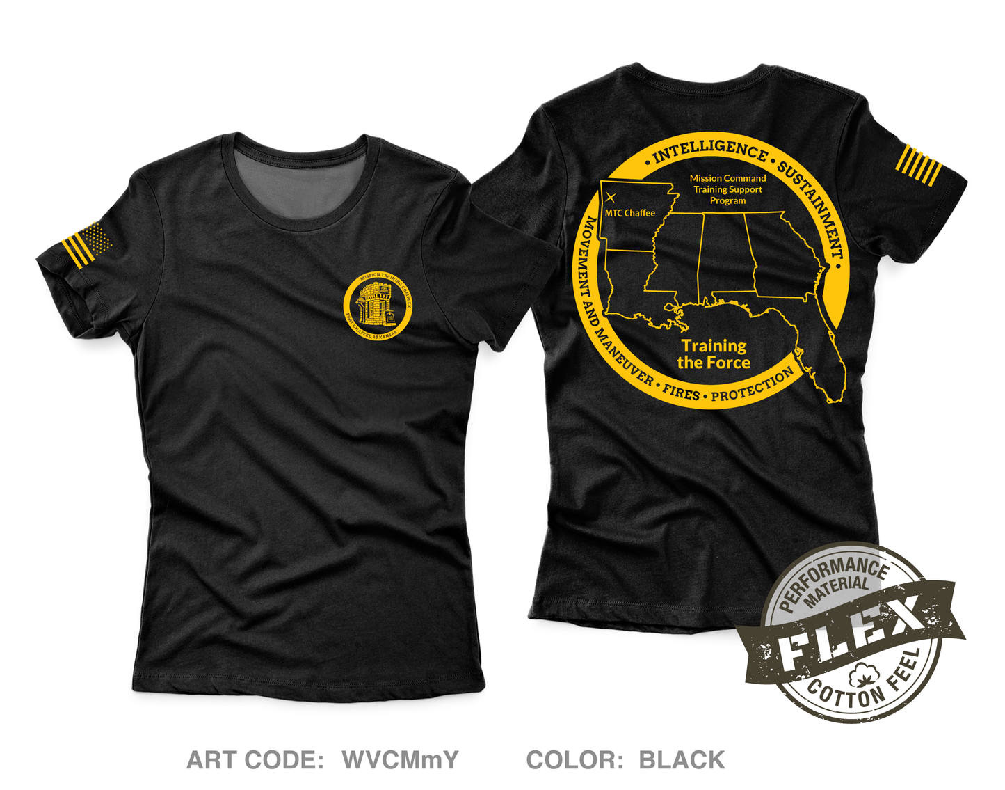 Mission Training Complex - Fort Chaffee Core Women's SS Flex Performance Tee - WVCMmY