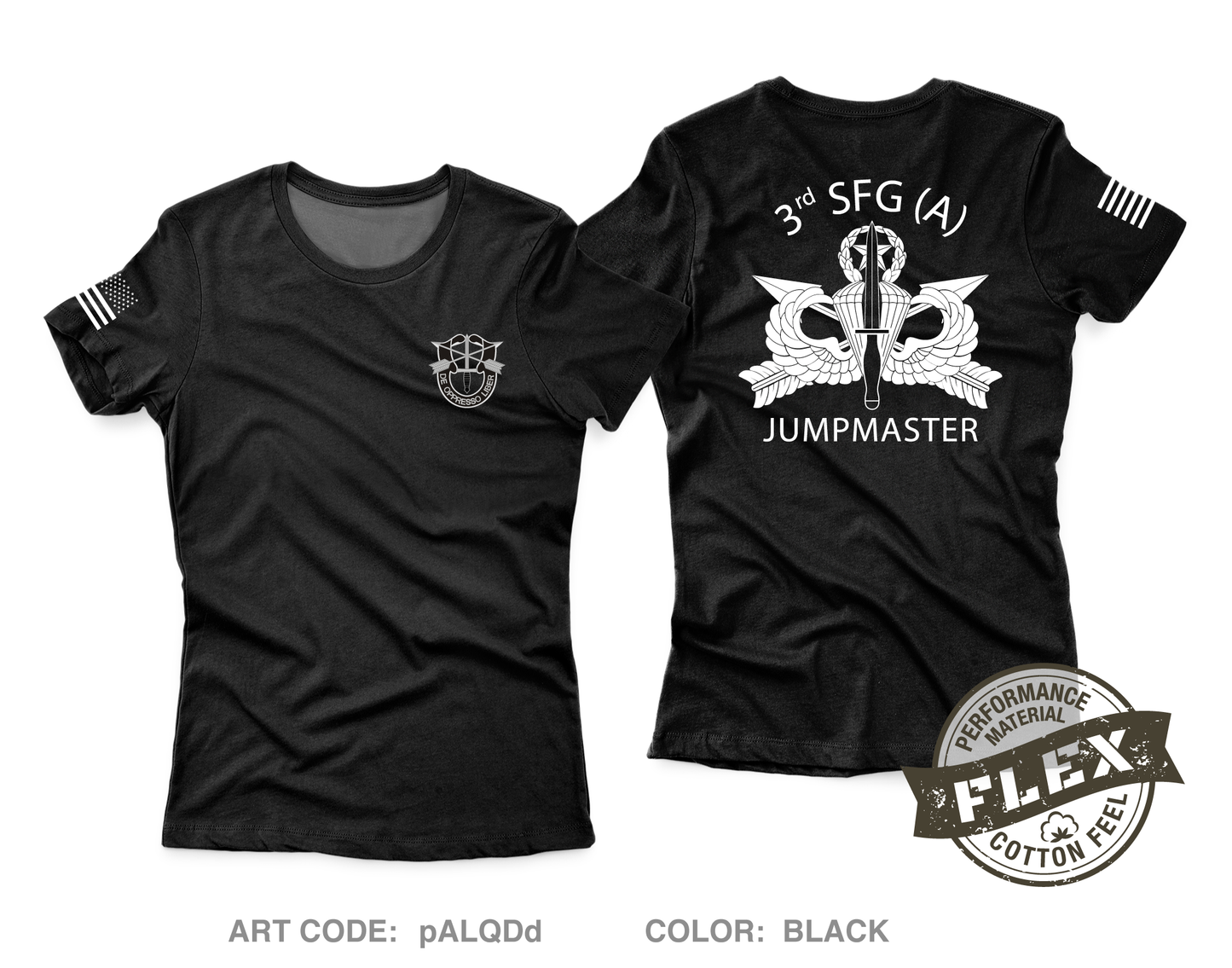 3D Special Forces Group Core Women's SS Flex Performance Tee - pALQDd