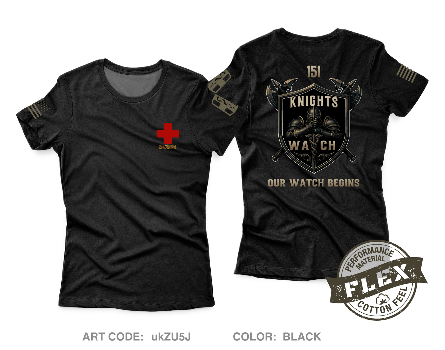 151st Medical Detachment Core Women's SS Flex Performance Tee - ukZU5J