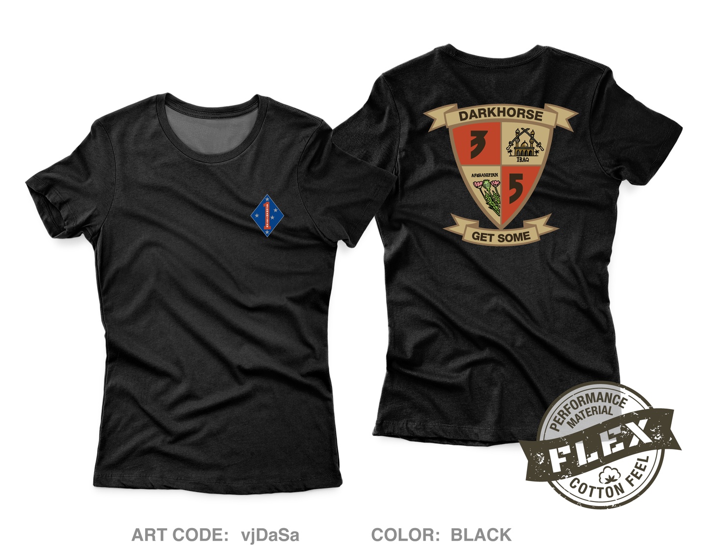 3rd Battalion 5th Marines Core Women's SS Flex Performance Tee - vjDaSa