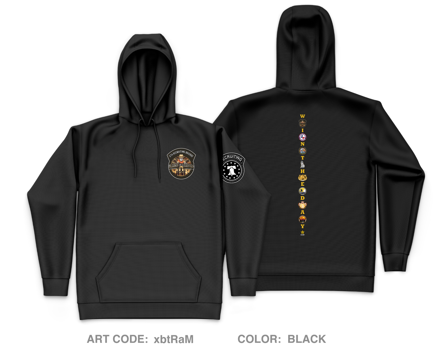 Alamo Warriors Core Men's Hooded Performance Sweatshirt - xbtRaM