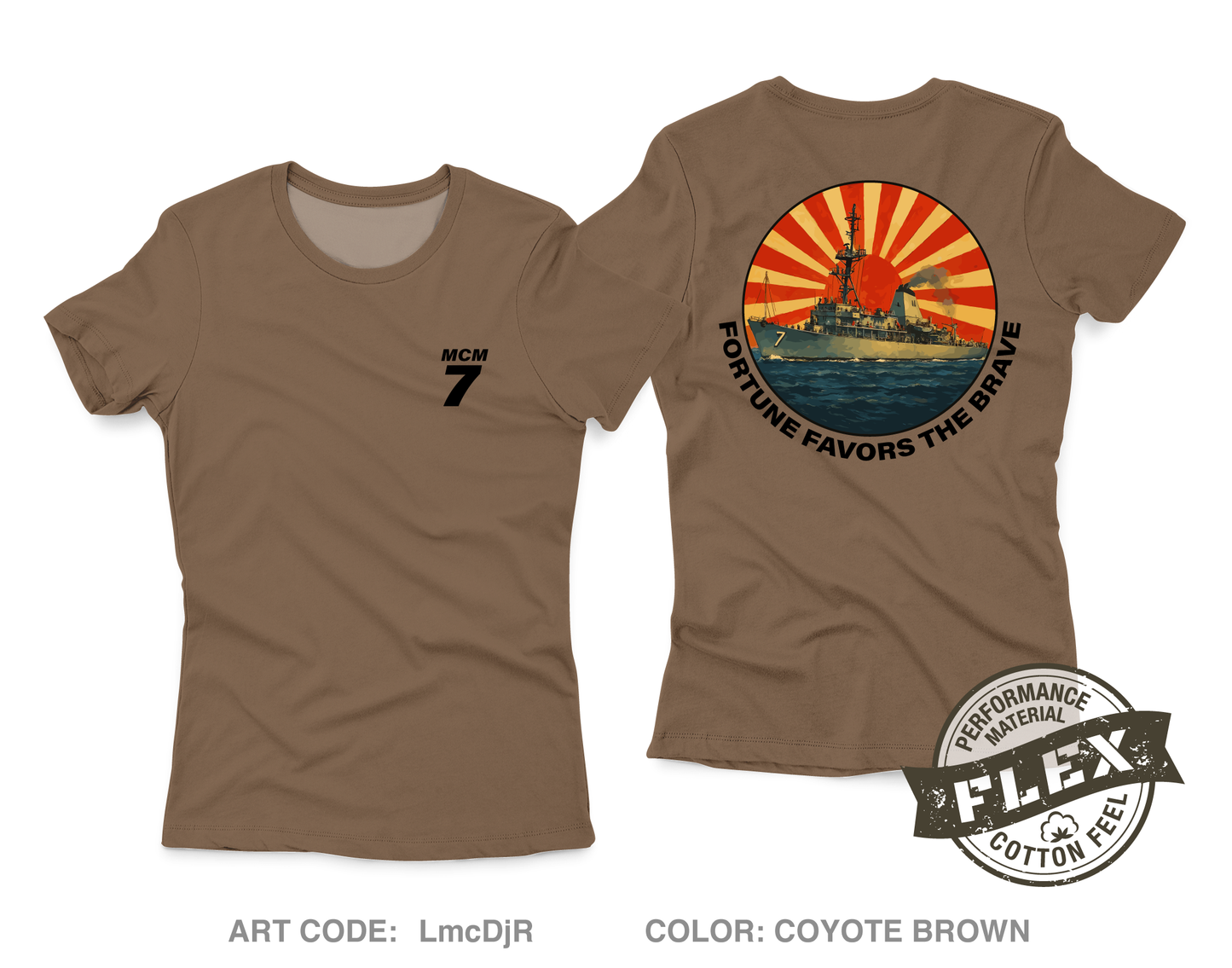 MCM-7 Store 1 Core Women's SS Flex Performance Tee - LmcDjR