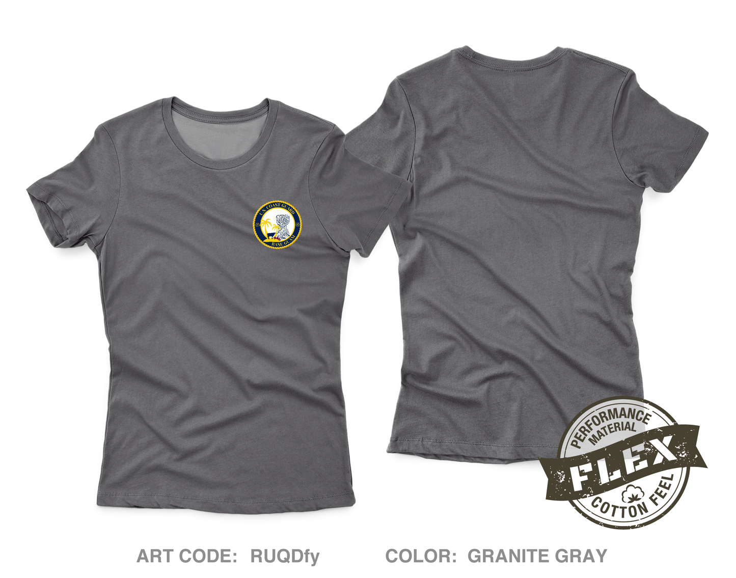 USCG Base Guam Core Women's SS Flex Performance Tee - RUQDfy