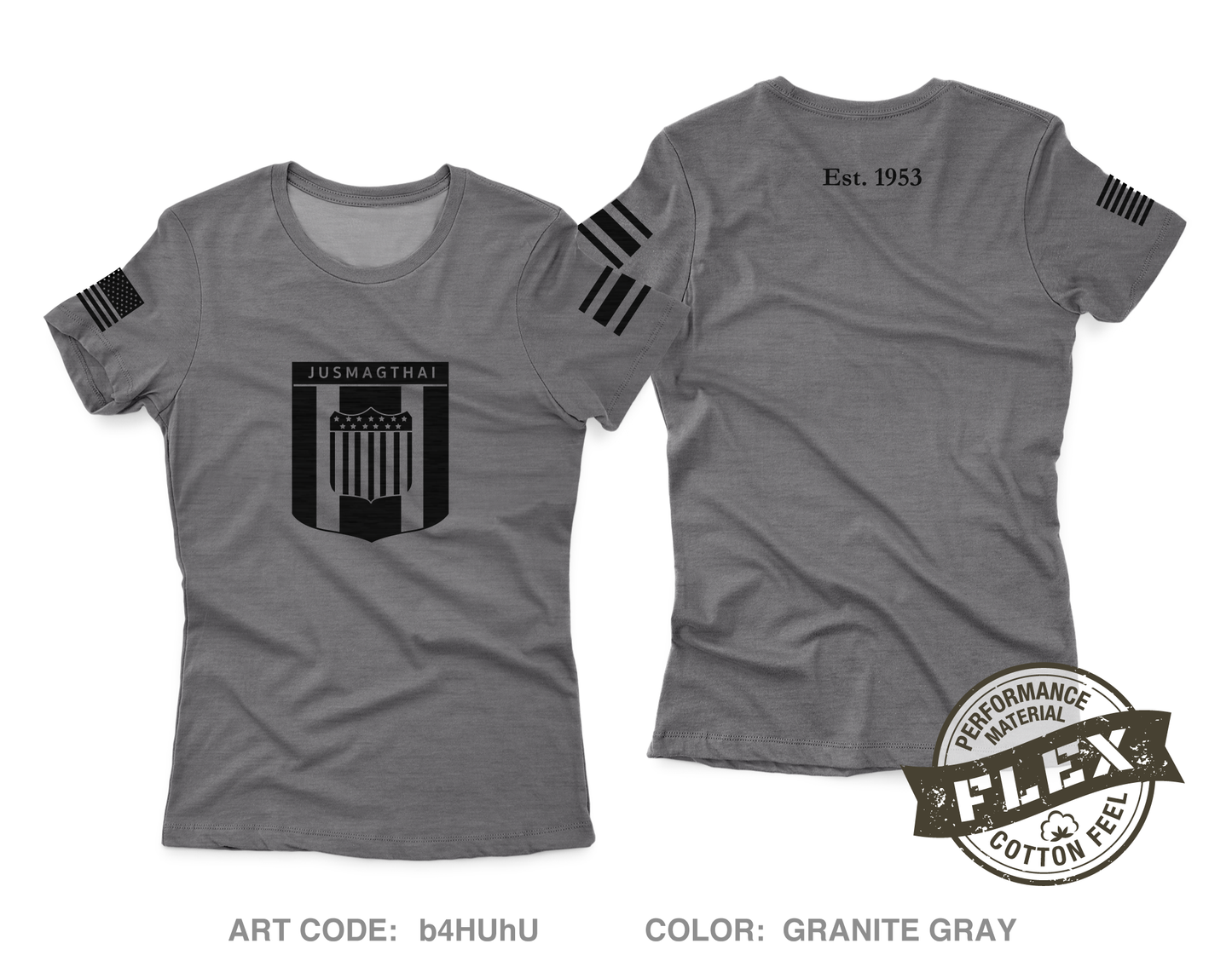 JUSMAGTHAI Women's SS Flex Performance Tee - b4HUhU