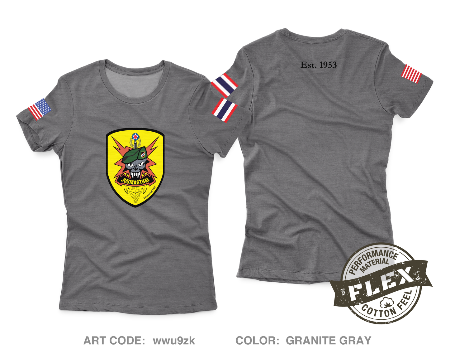 JUSMAGTHAI Women's SS Flex Performance Tee - wwu9zk