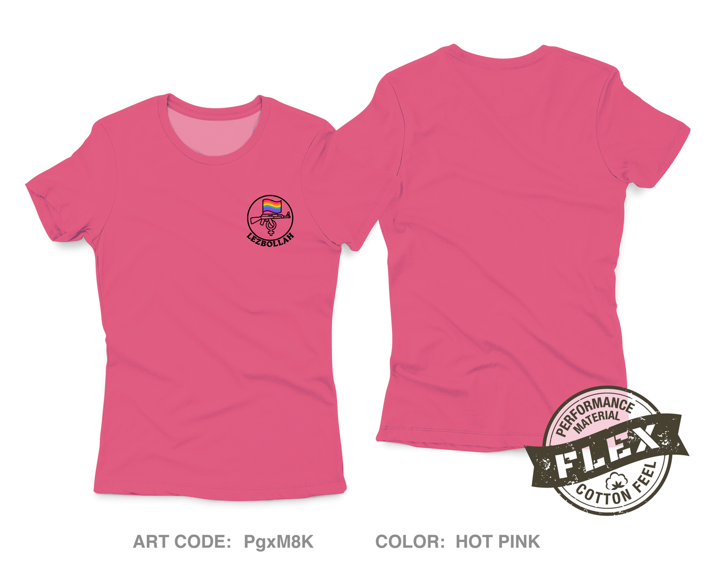 Lezbollah Fundraising Collection Core Women's SS Flex Performance Tee - PgxM8K