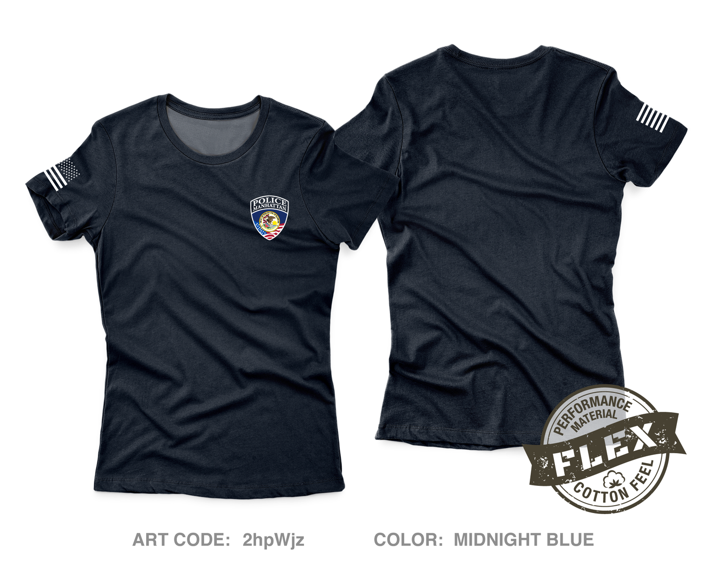 Manhattan Police Department Core Women's SS Flex Performance Tee - 2hpWjz