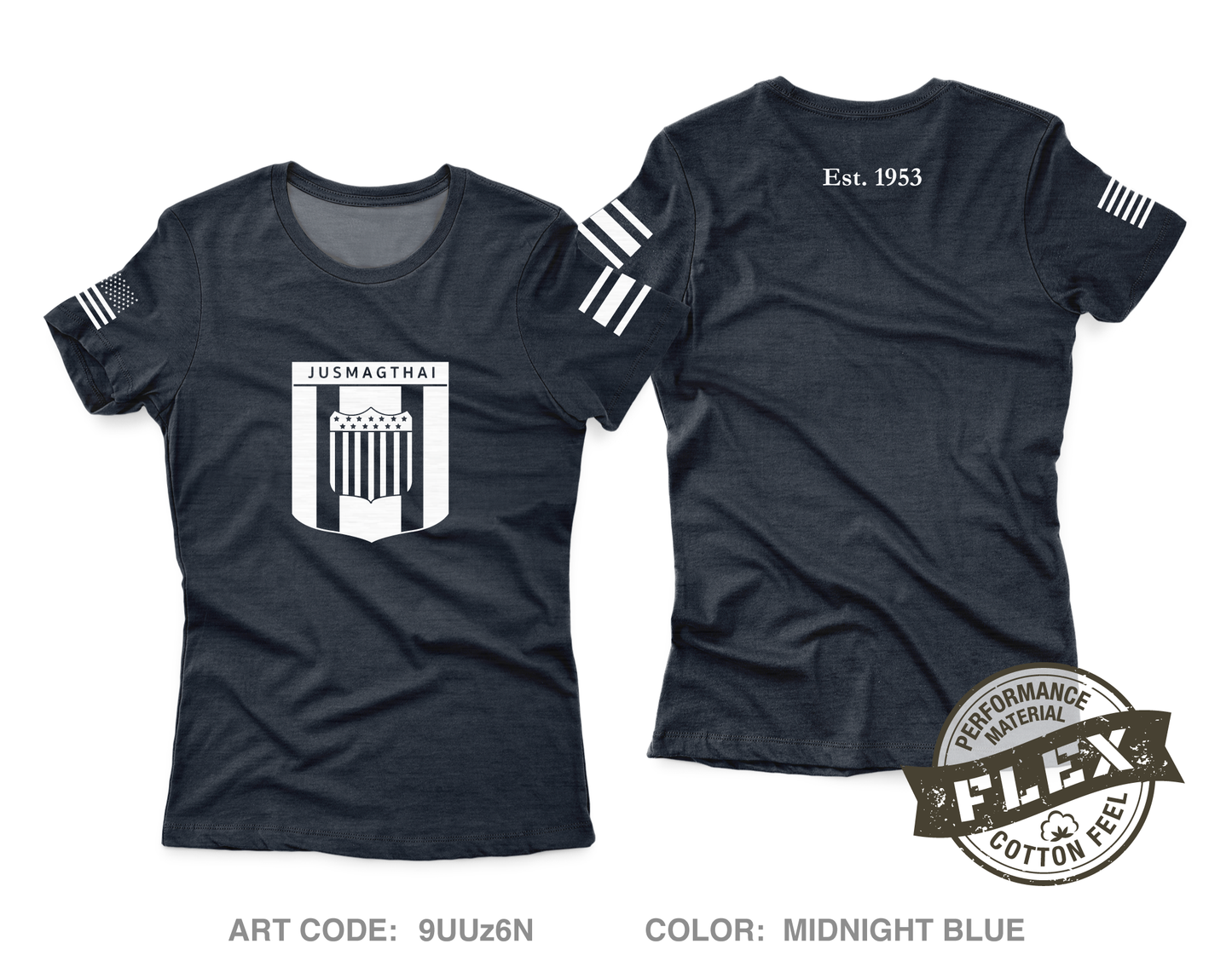 JUSMAGTHAI Women's SS Flex Performance Tee - 9UUz6N