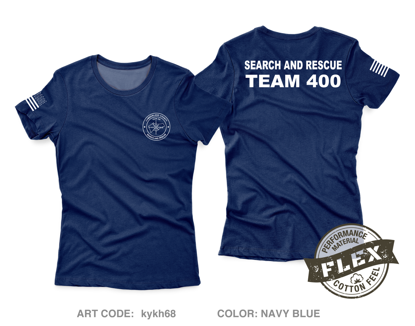 CUMBERLAND COUNTY SEARCH AND RESCUE Core Women's SS Flex Performance Tee - kykh68