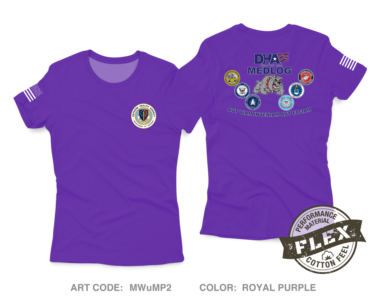 DHA J4 Fundraising Collection Core Women's SS Flex Performance Tee - MWuMP2