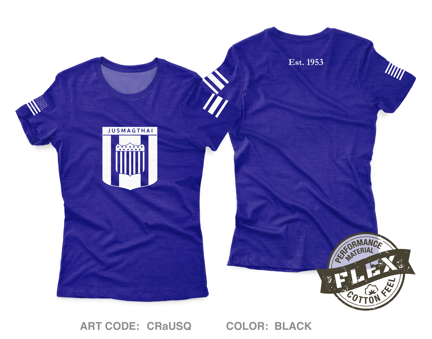 JUSMAGTHAI Women's SS Flex Performance Tee - CRaUSQ