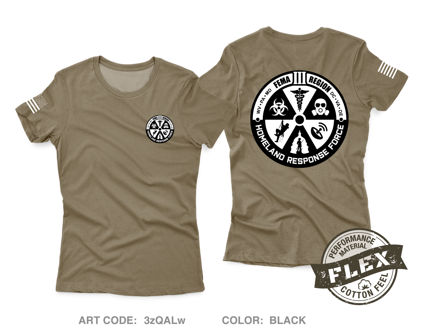 Region 3 Homeland Response Force Core Women's SS Flex Performance Tee - 3zQALw