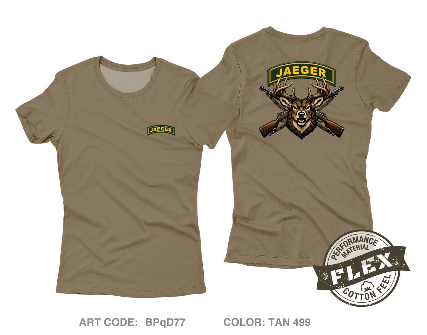 3rd Plt Bull Troop Core Women's SS Flex Performance Tee - BPqD77