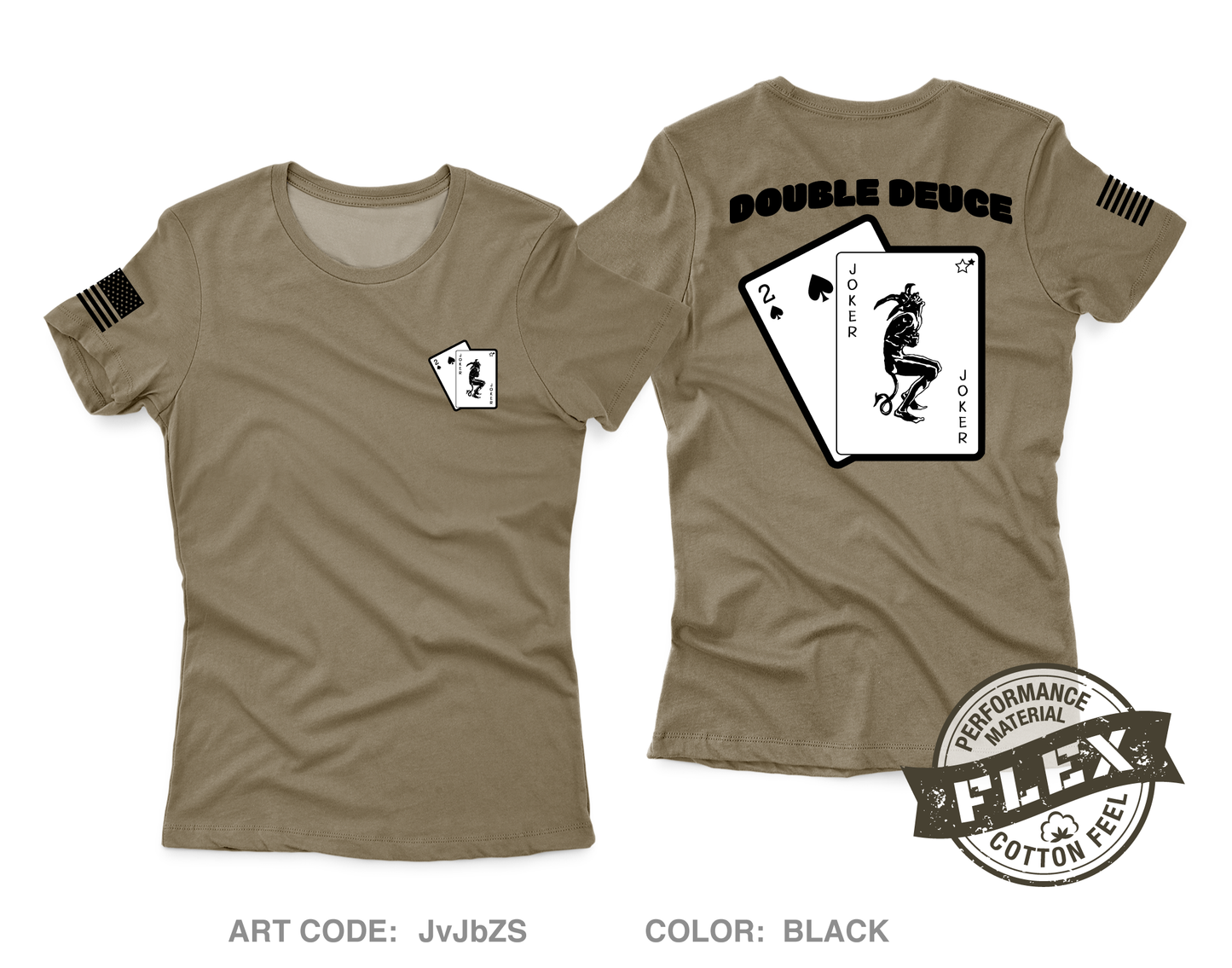 Bravo 2-2 Double Deuce Core Women's SS Flex Performance Tee - JvJbZS
