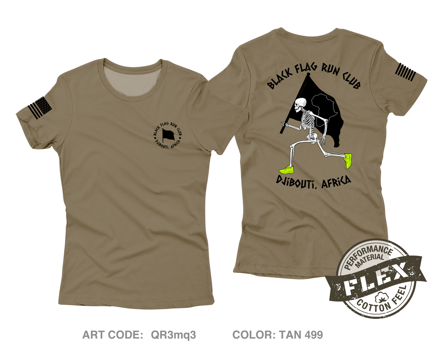 SETAF-AF CA BN Core Women's SS Flex Performance Tee - QR3mq3