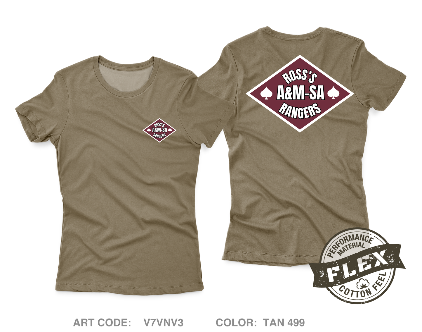 Ross Rangers Fundraising Collection Core Women's SS Flex Performance Tee - V7VNV3
