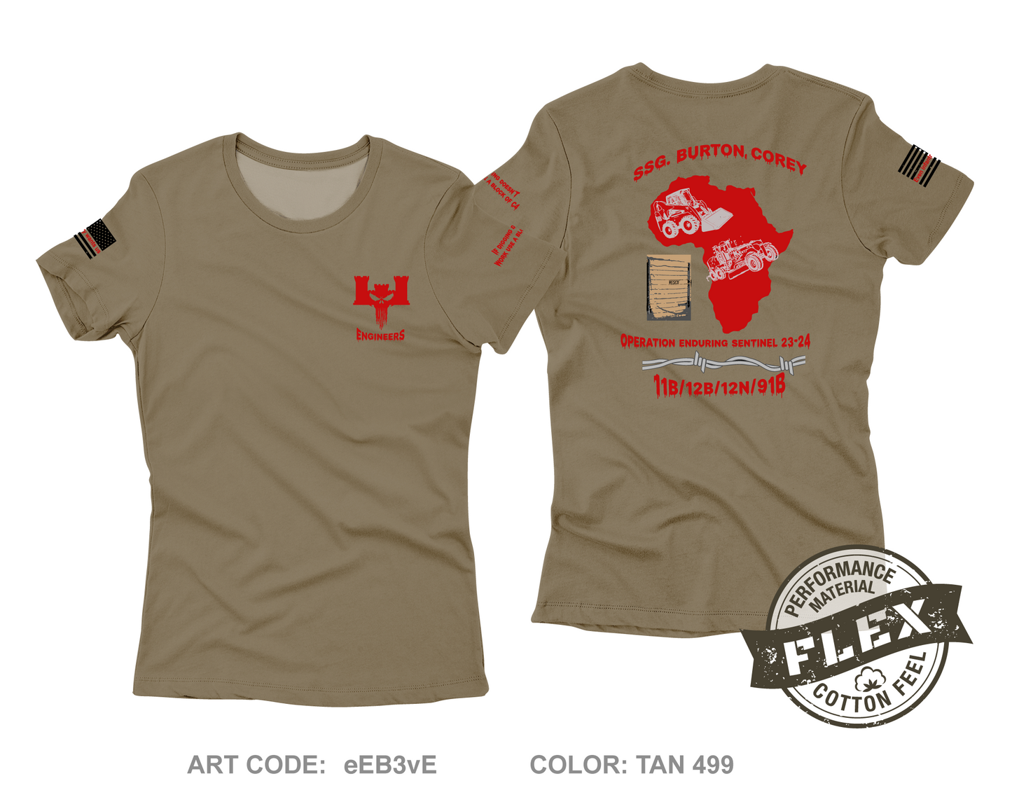 TF-Bataan Battle Core Women's SS Flex Performance Tee - eEB3vE