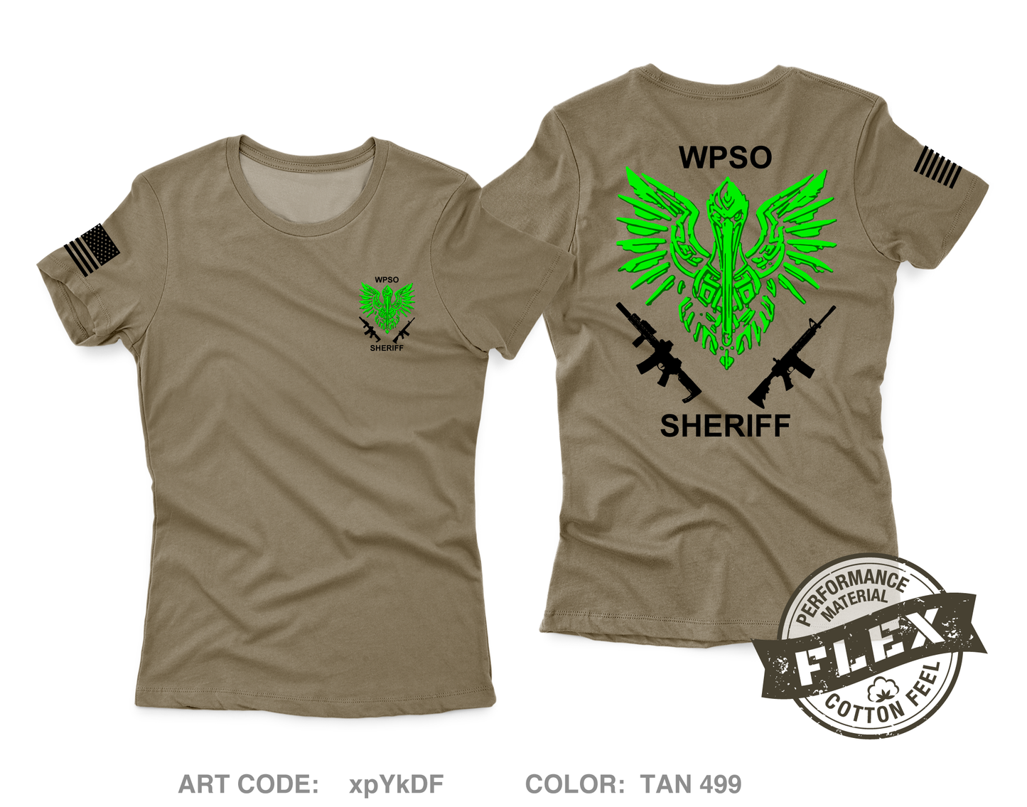 Washington Parish Sheriff’s Office Core Women's SS Flex Performance Tee - xpYkDF