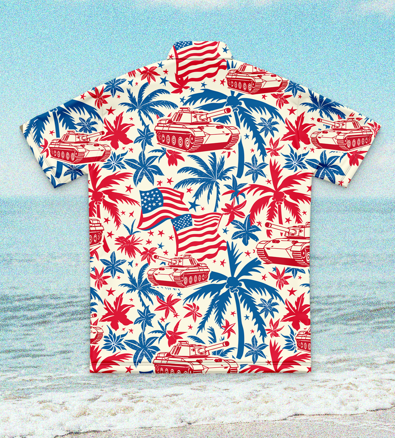 Emblem Party Series Core Men's SS Performance Party Shirt - Merica
