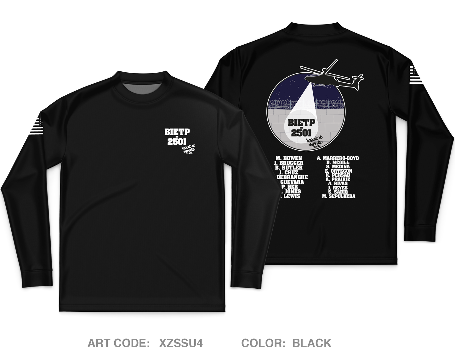 BIETP-2501 Core Men's LS Performance Tee - XZSSU4