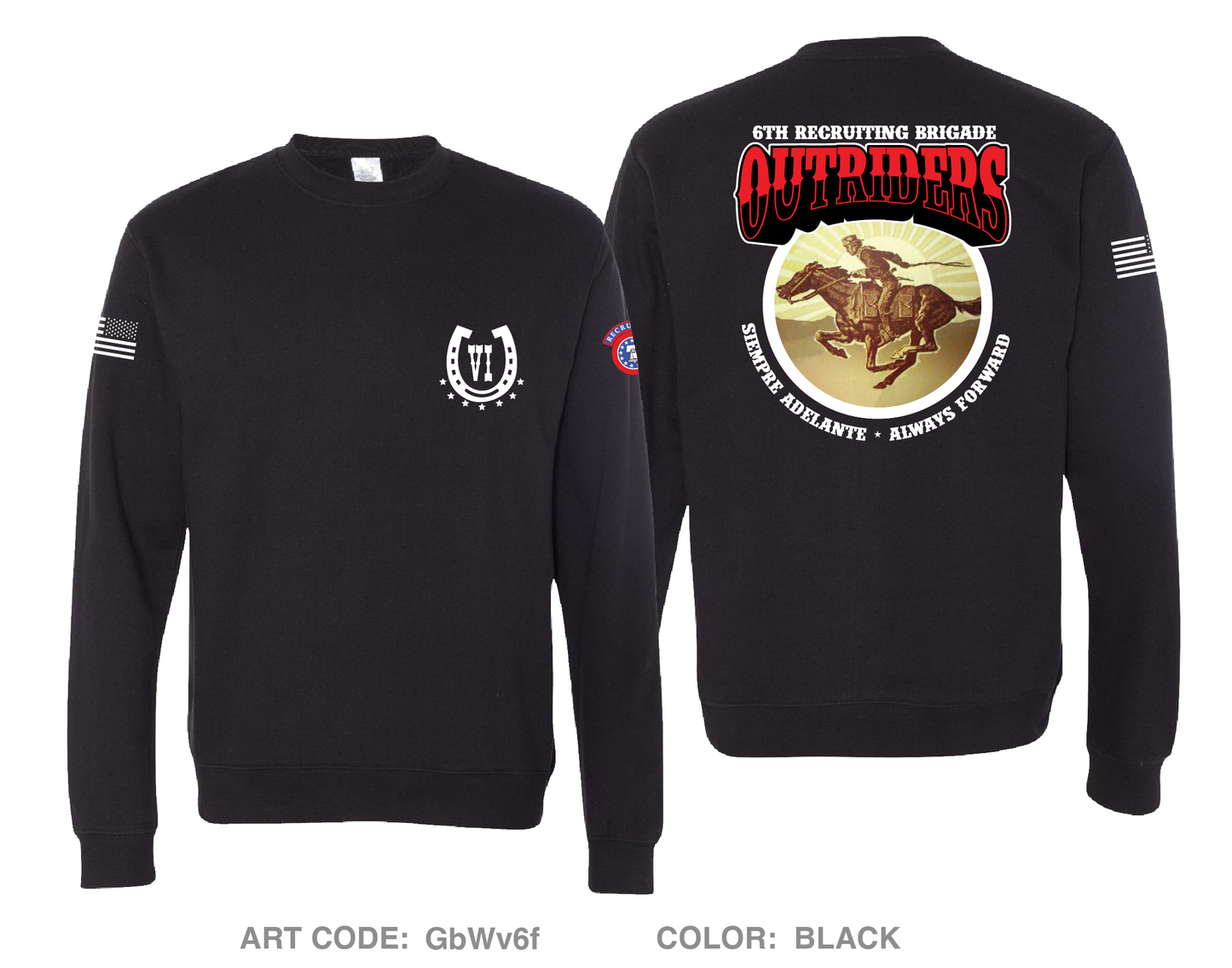 6th Recruiting Brigade Comfort Unisex Crewneck Sweatshirt - GbWv6f
