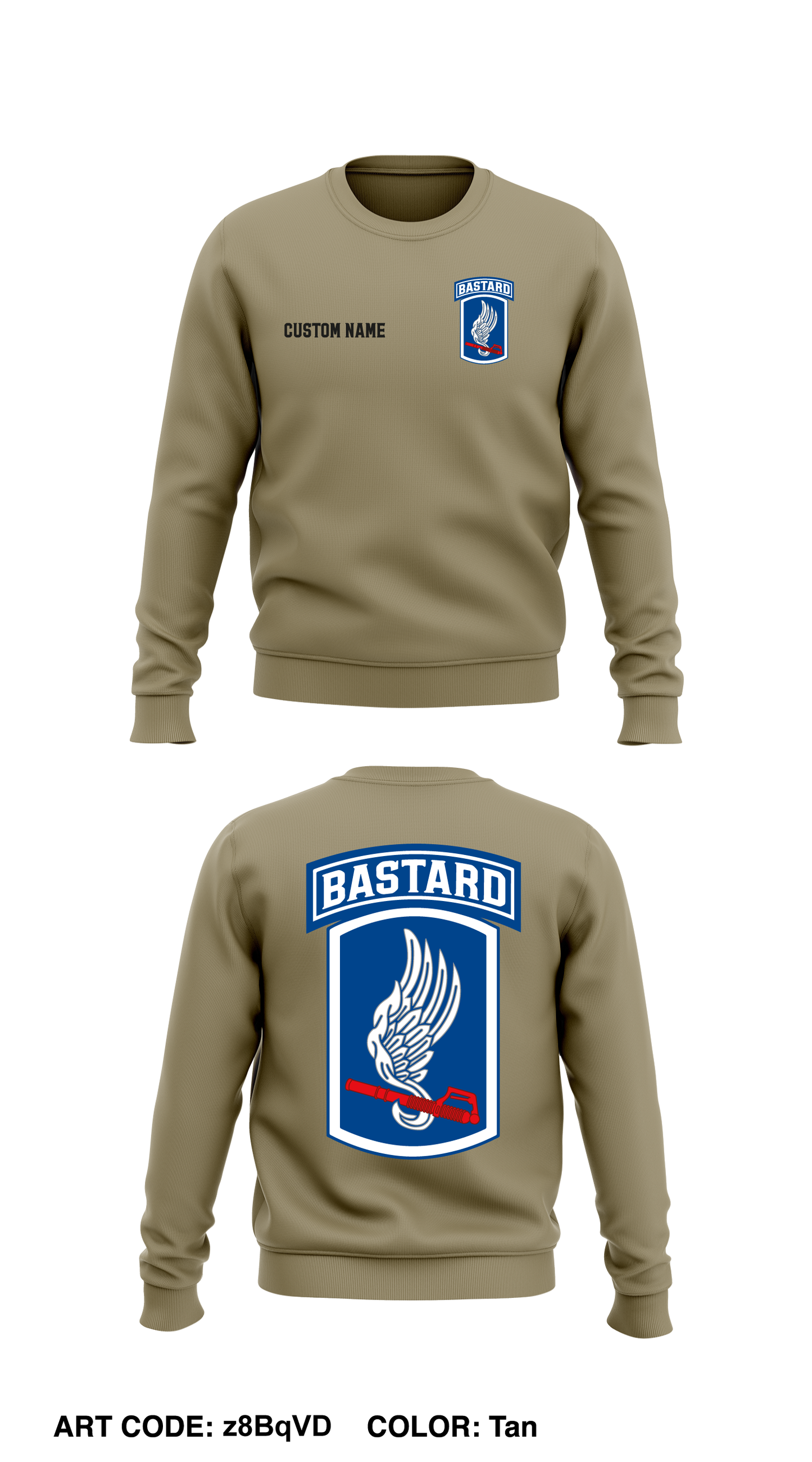 CUSTOM Mod Co, 1-503 Core Men's Crewneck Performance Sweatshirt - z8BqVD