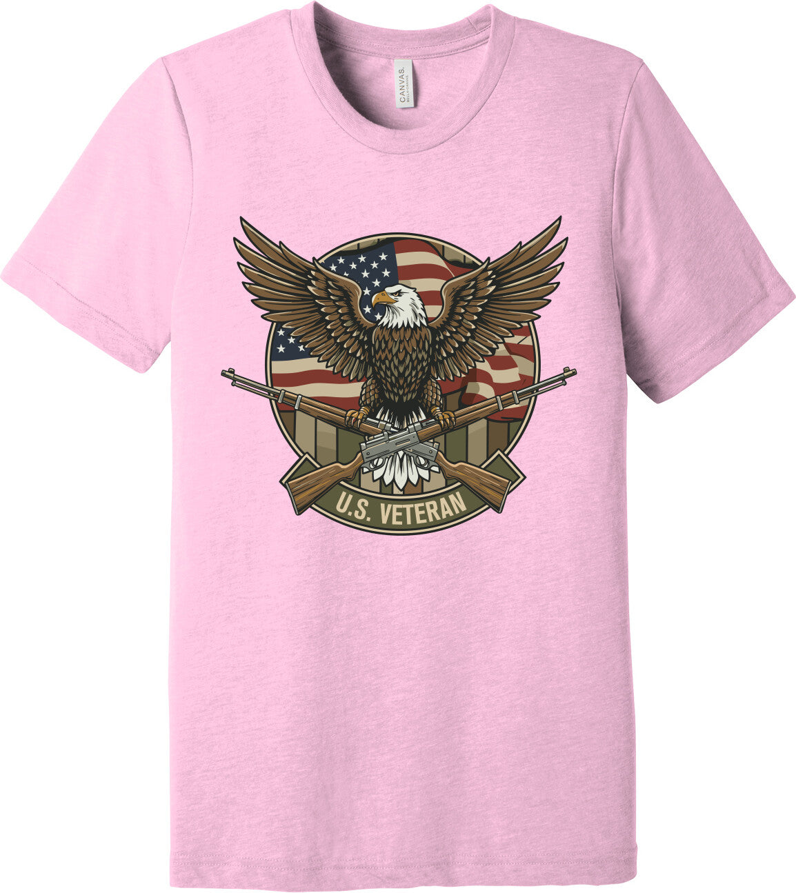 Emblem Comfort Unisex Triblend SS Tee - U.S. Veteran