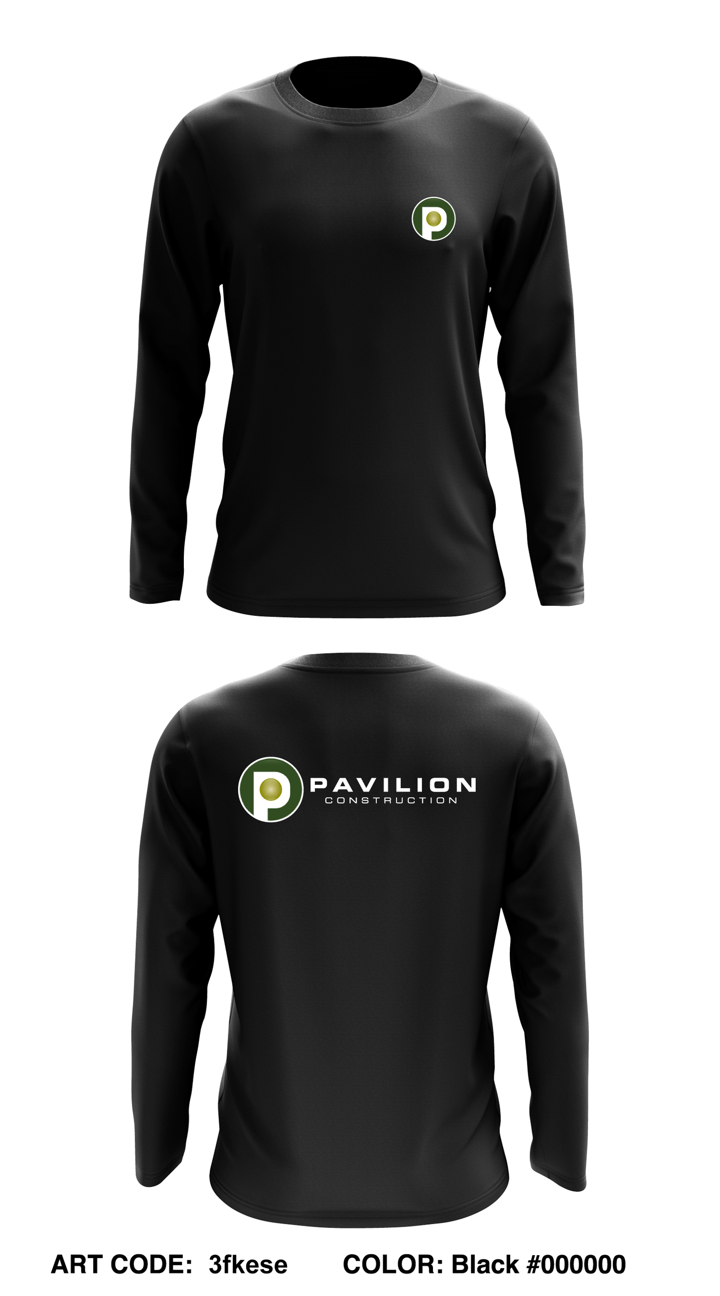 Pavilion Construction Core Men's LS Performance Tee - J3fkese
