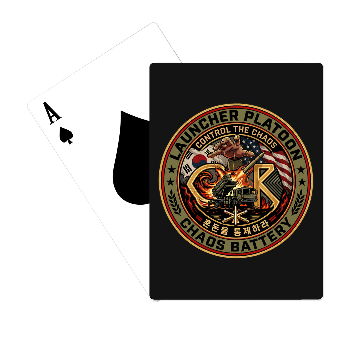 Charlie Battery, 2-1 ADA BN Playing Cards - zEszn6