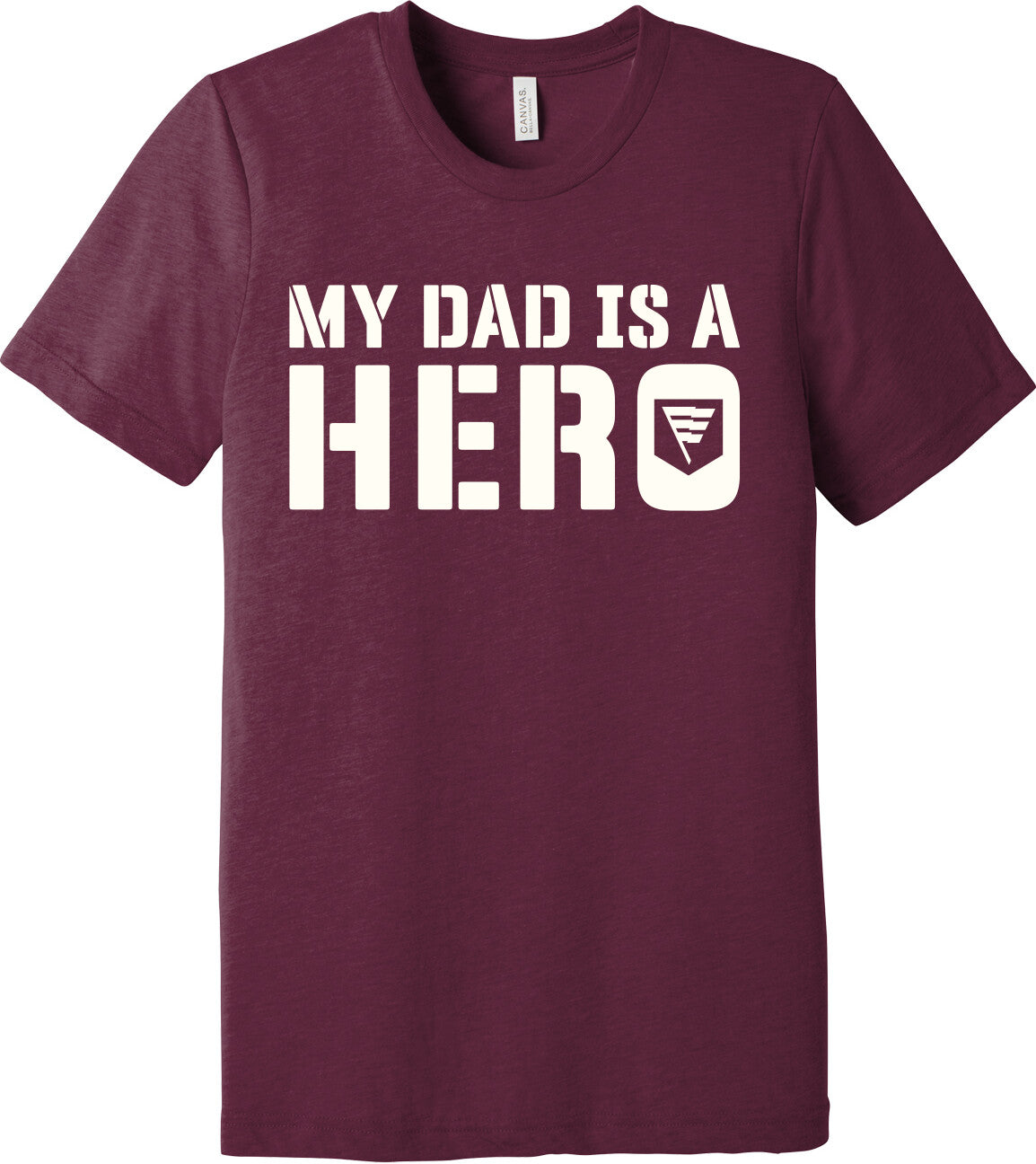 Emblem Comfort Unisex Triblend SS Tee - My Dad is a Hero
