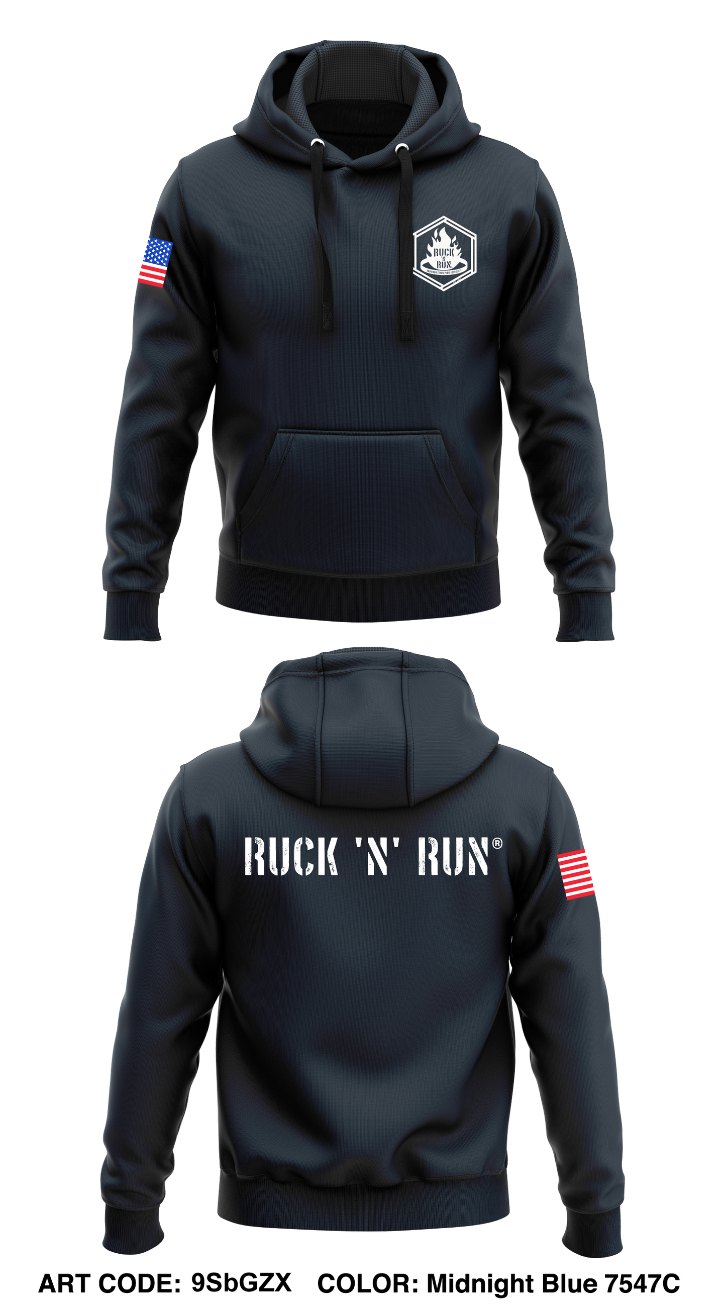 Ruck 'N' Run® Store 1 Core Men's Hooded Performance Sweatshirt - 9SbGZX