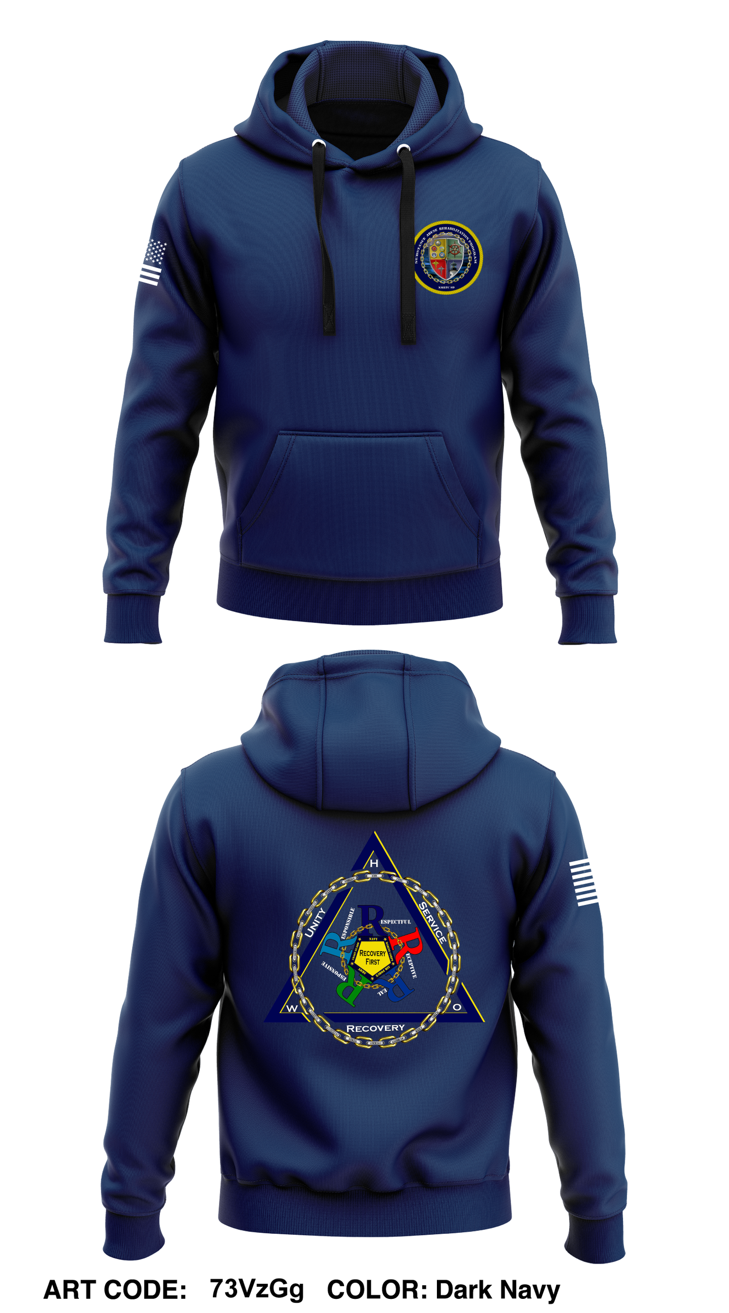 SARP POINT LOMA Core Men's Hooded Performance Sweatshirt - 73VzGg