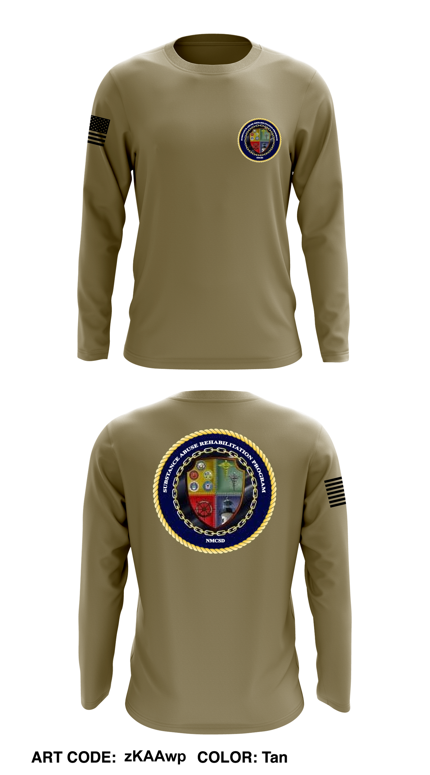 SARP Point Loma, CA Core Men's LS Performance Tee - zKAAwp