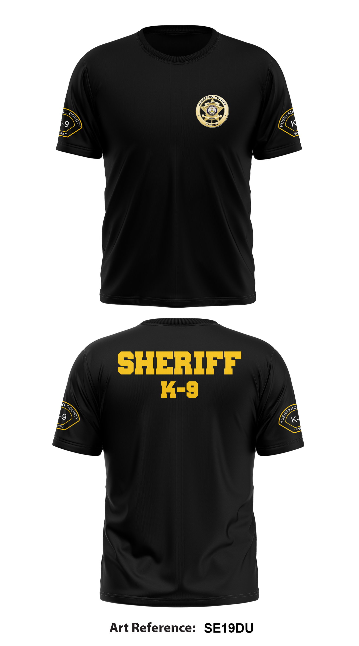 Huerfano County Sheriff K-9 Store 1 Core Men's SS Performance Tee - SE19DU