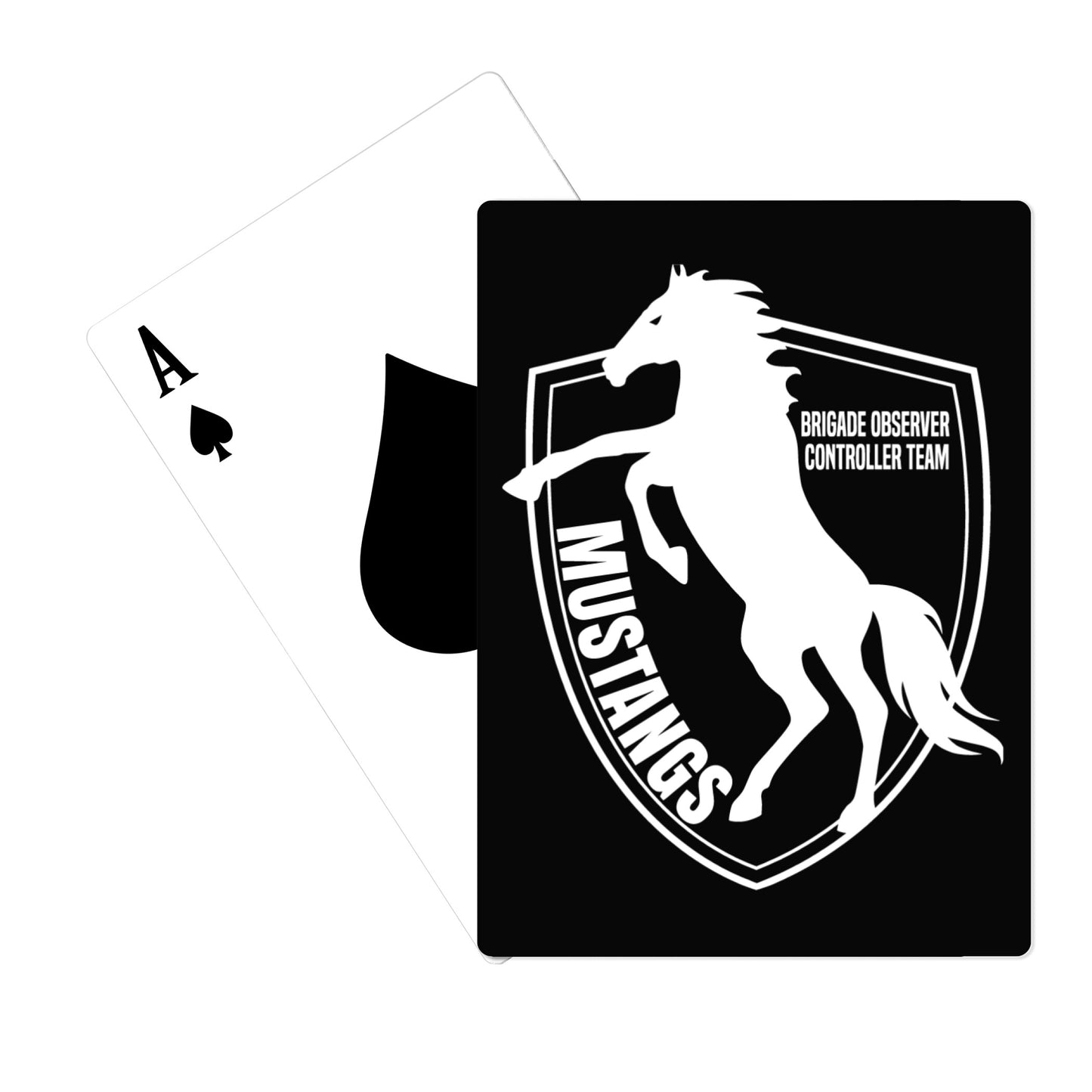 JMRC Mustang Team Playing Cards - 6h6hdx