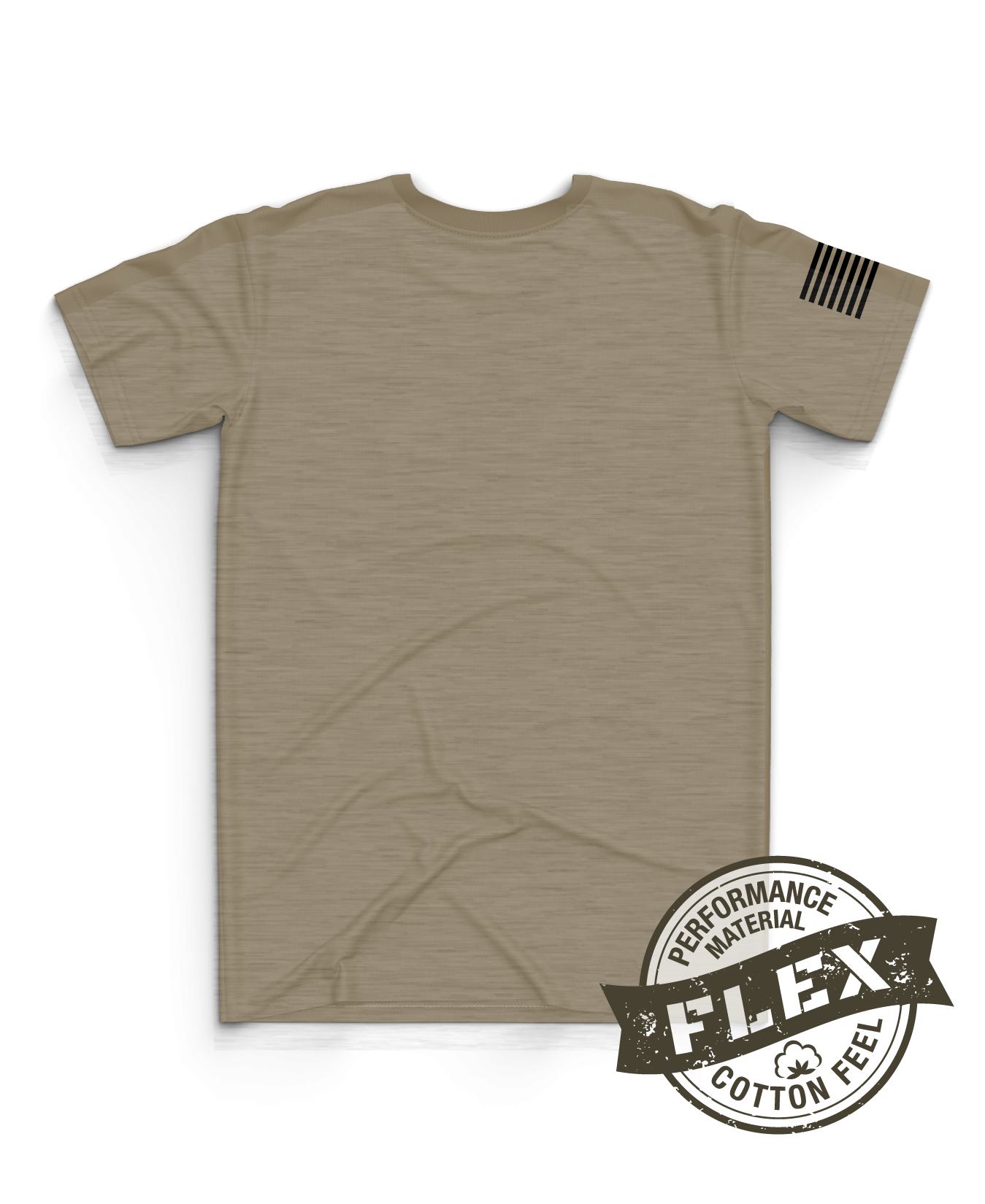 Core Men's SS Flex Performance Tee - Original - Tan499/Black