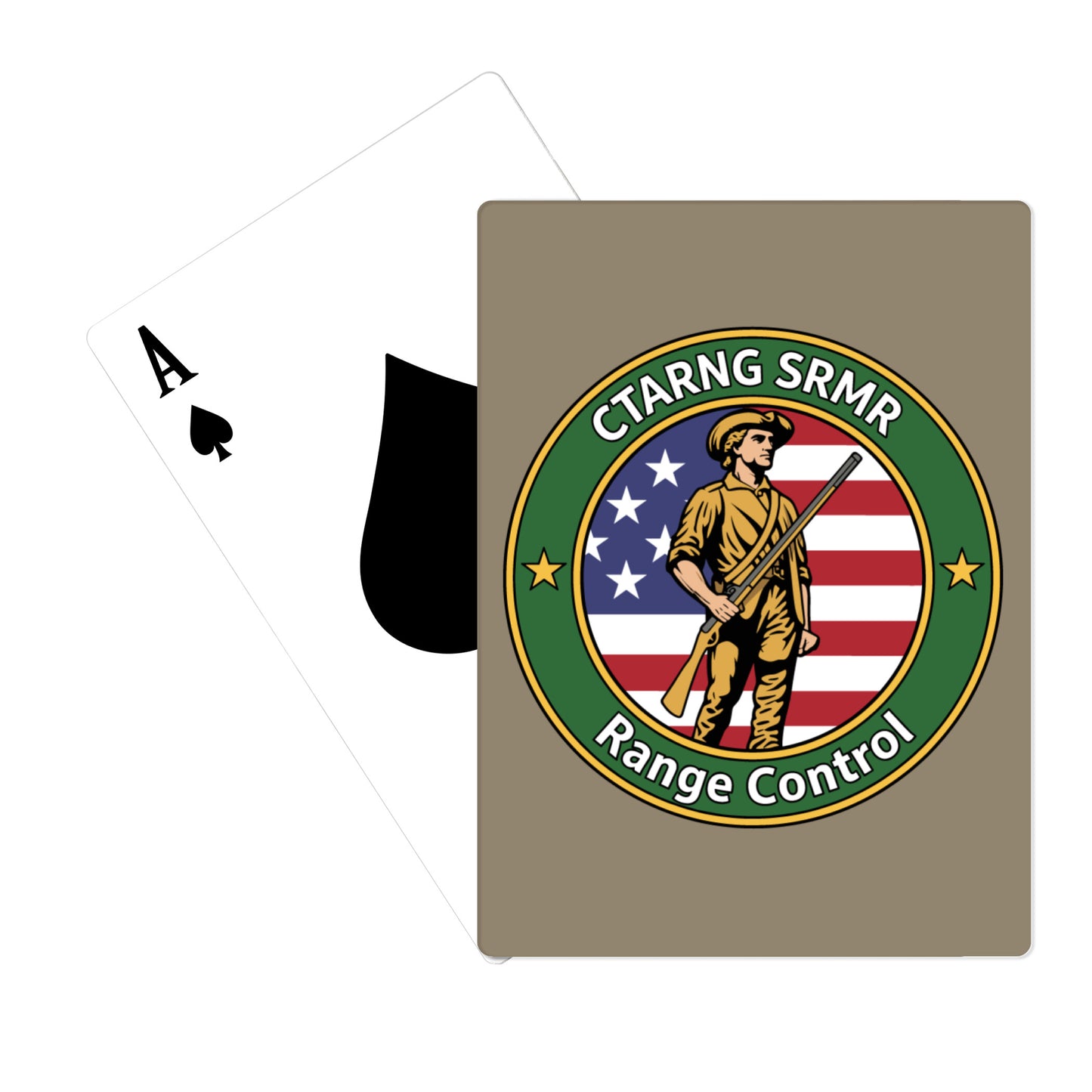 CTARNG Range Control Playing Cards - 8i6r2i