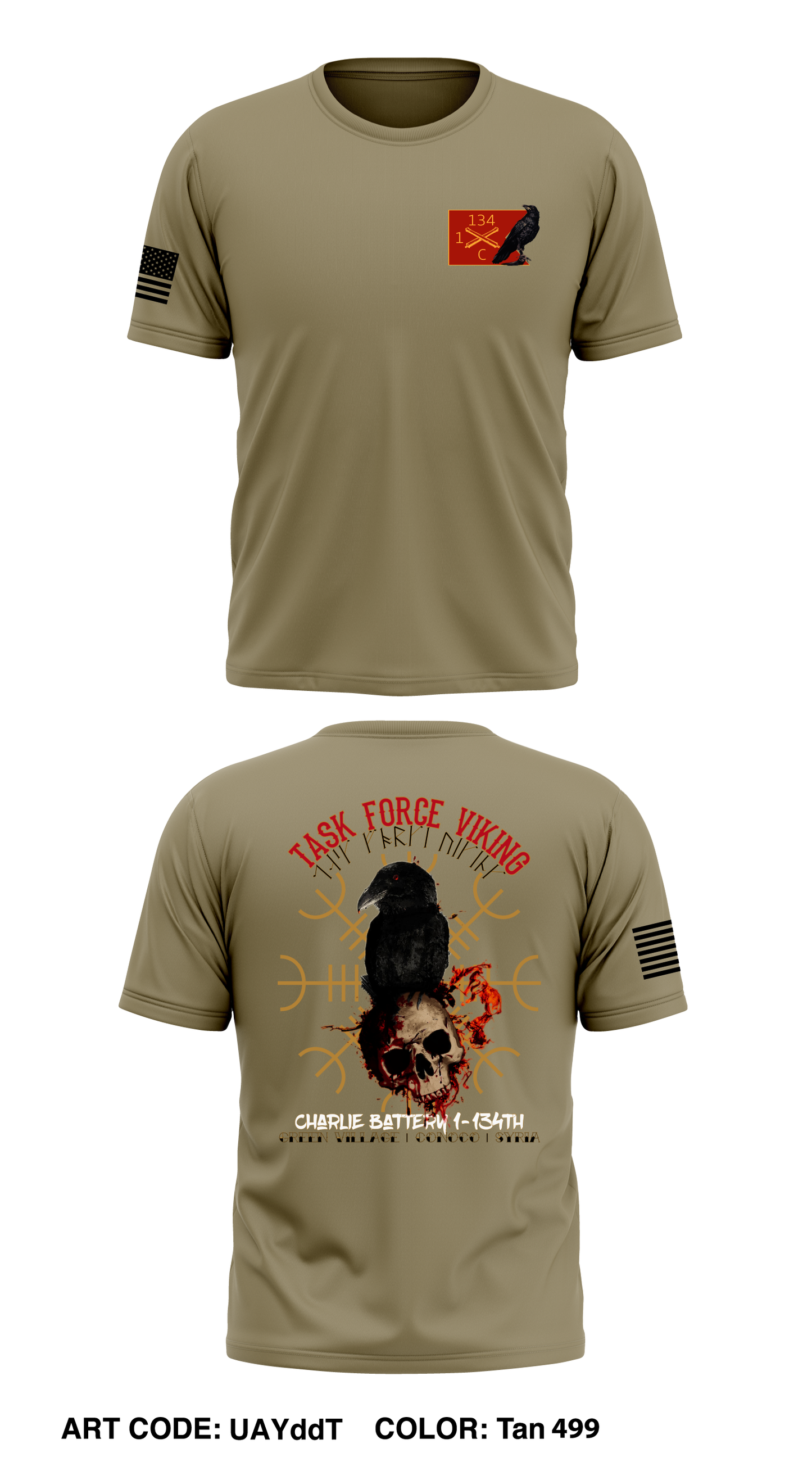 C134 OIR Limited Core Men's SS Performance Tee - UAYddT