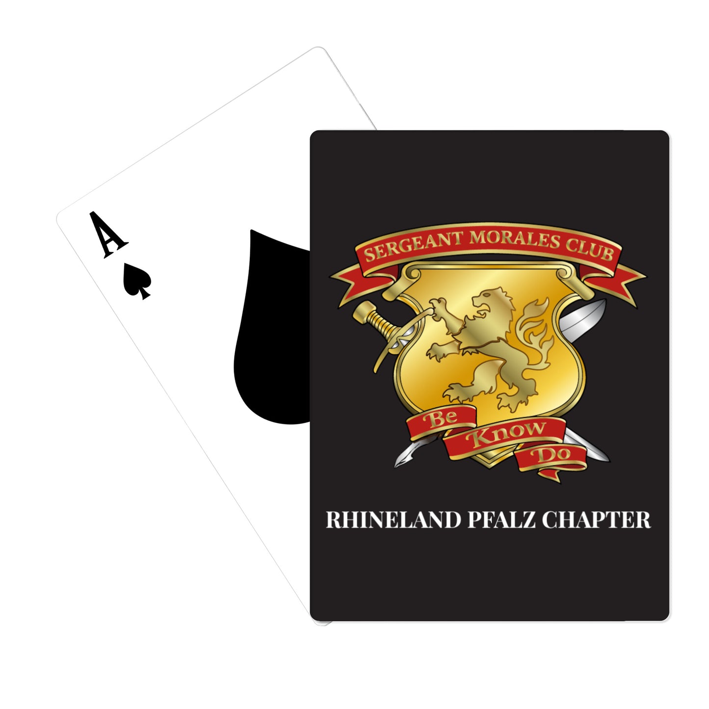 Sergeant Morales Club - Rhineland Pfalz Chapter Playing Cards - 6PzBAp