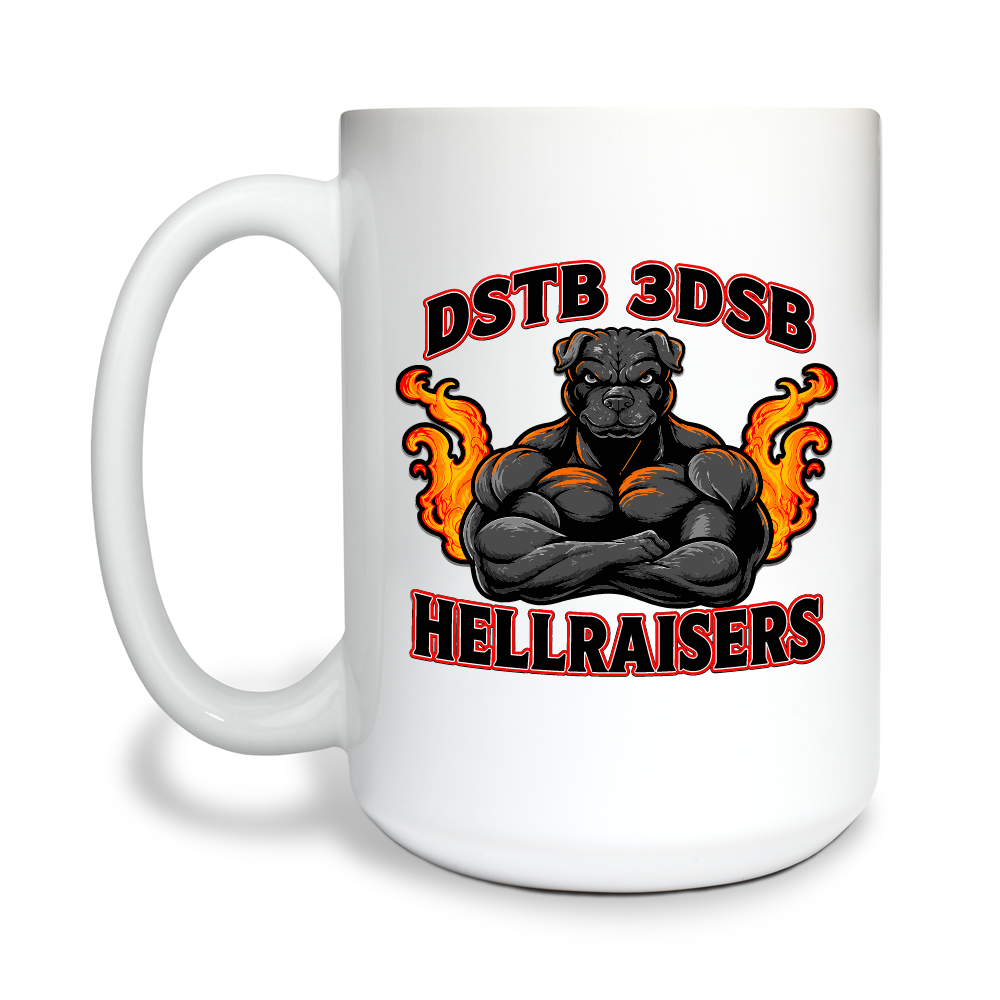 HHC, DSTB, 3DSB 15 oz White Ceramic Mug - WXnQpV