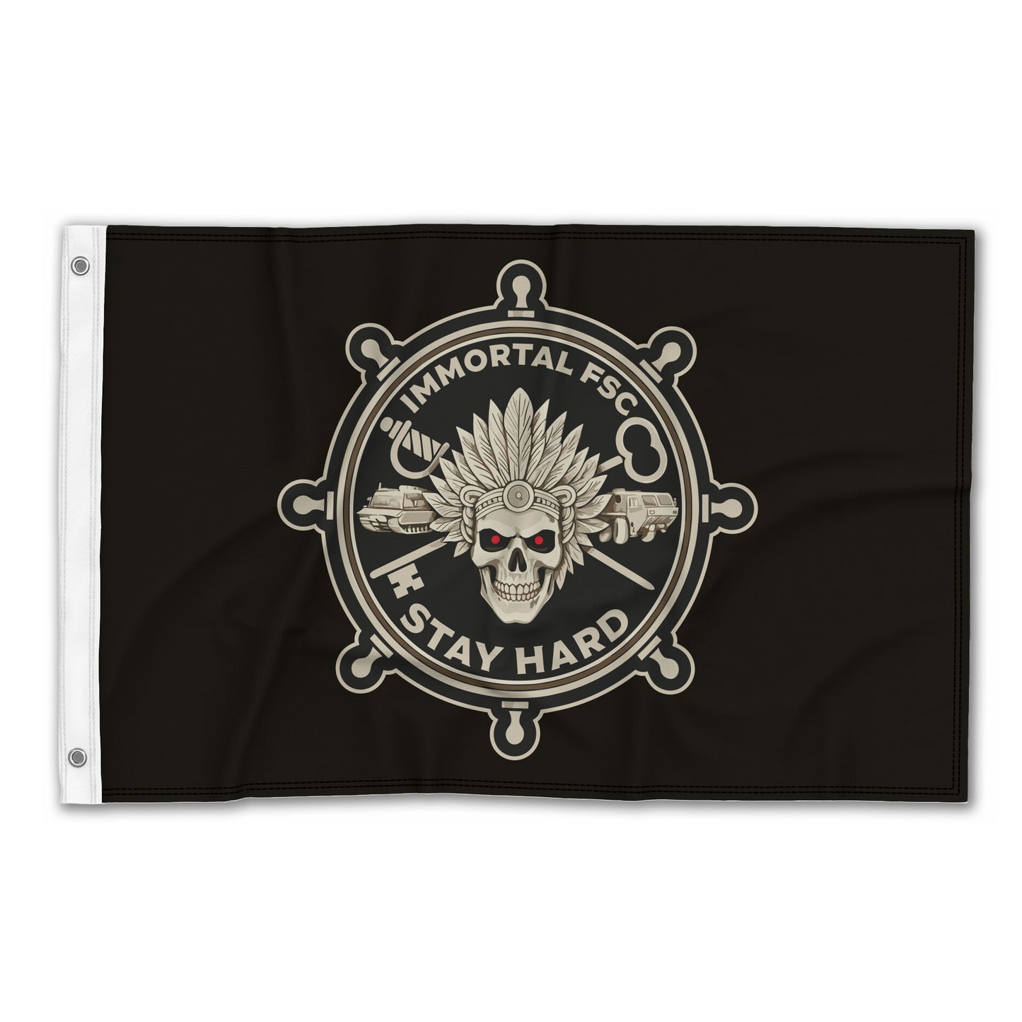 1-16 IN BN 2'x3' Wall Flag - FT3ePx