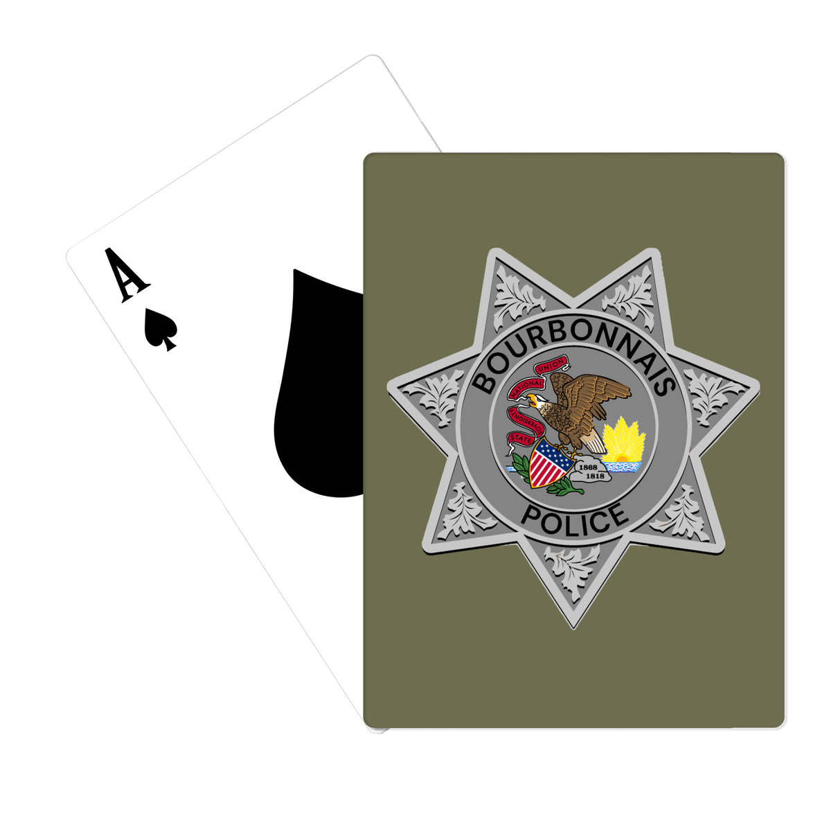 Bourbonnais Police Playing Cards - nLBqdW