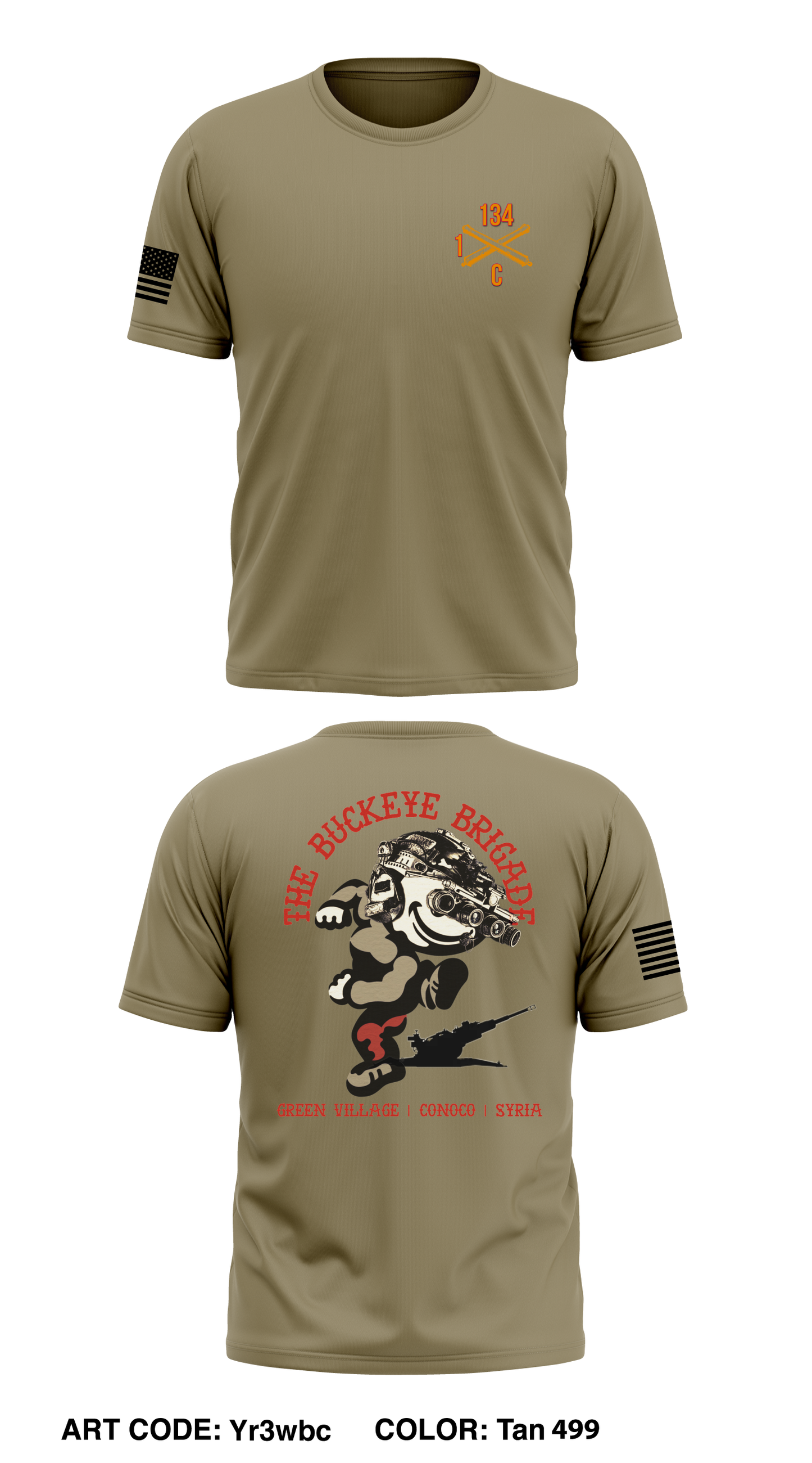 C134 OIR Limited Core Men's SS Performance Tee - Yr3wbc