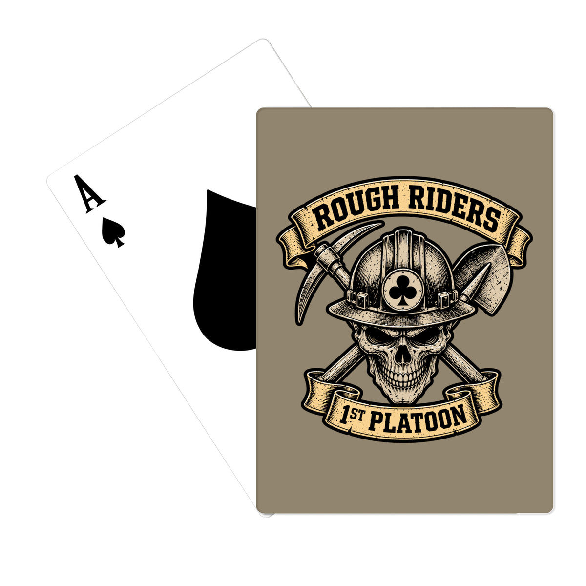 130th ESC 1st PLT Playing Cards - 63kvxv