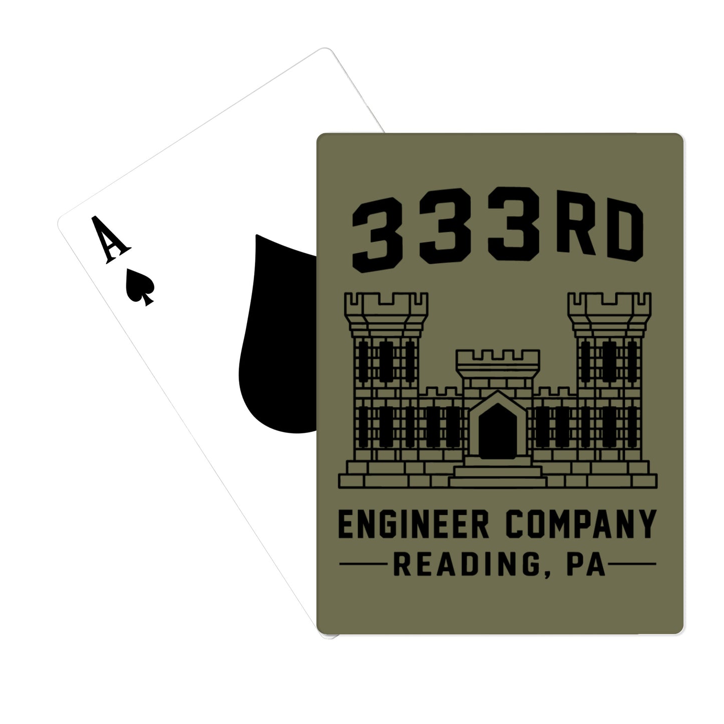 333rd Engineer Company Playing Cards - 05xPm3