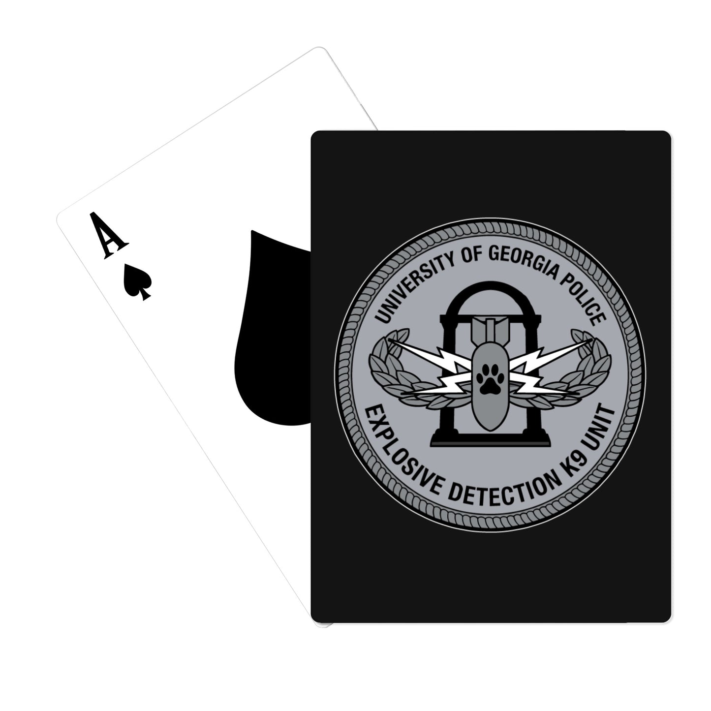 University of Georgia EOD K9 Unit Playing Cards - AmQnhs