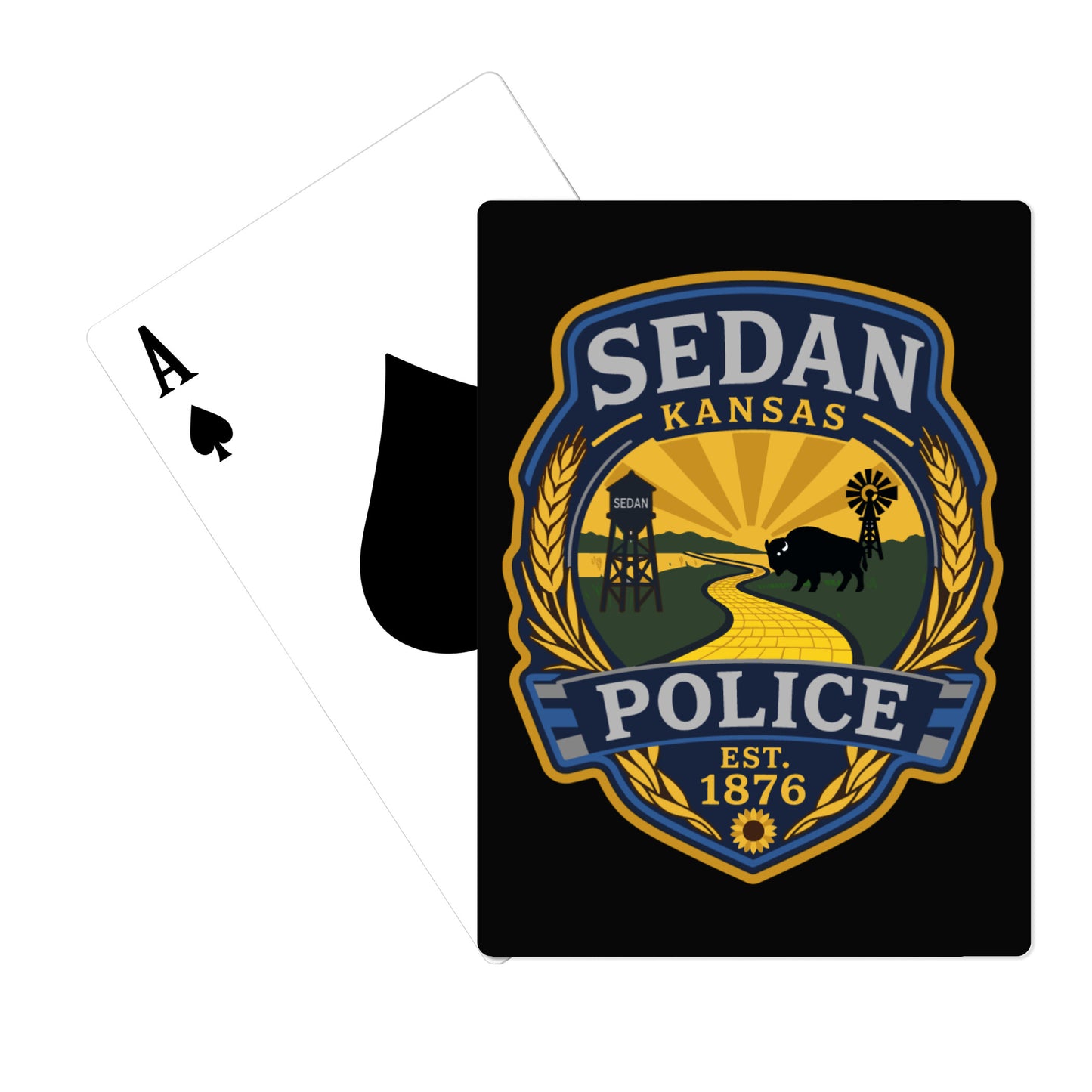 Chautauqau County Sheriffs Office/ Sedan PD Playing Cards - uAuqx1